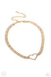 Paparazzi Accessories Rows of Romance - Gold