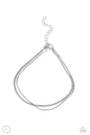 Paparazzi Accessories Glistening Gauge - Silver