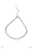Paparazzi Accessories Glistening Gauge - Silver