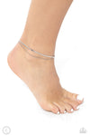 Paparazzi Accessories Glistening Gauge - Silver