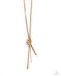 Paparazzi Accessories Knotted Keeper - Gold