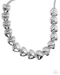 Paparazzi Accessories Hello Heartstrings - Silver