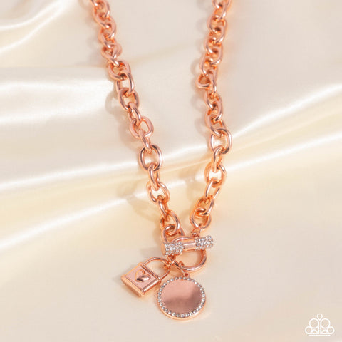 Paparazzi Accessories Locked Lady - Copper