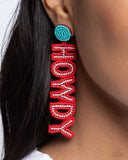 Paparazzi Accessories Howdy Headline - Red