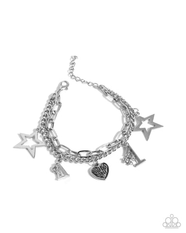 Paparazzi Accessories Team Spirit - White
