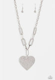 Paparazzi Necklace ~ Roadside Romance - White