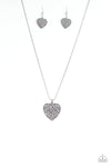 Paparazzi Accessories Look Into Your Heart - Silver