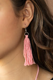 Paparazzi Accessories Between You and MACRAME - Pink