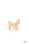 Paparazzi Accessories Flauntable Flutter - Gold