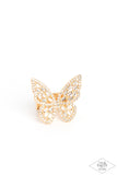 Paparazzi Accessories Flauntable Flutter - Gold