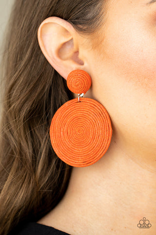 Paparazzi Accessories Circulate The Room - Orange