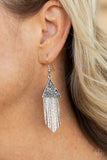 Paparazzi Accessories Pyramid SHEEN - Silver