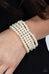 Paparazzi Accessories A Pearly Affair - White