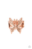 Paparazzi Accessories Blinged Out Butterfly - Copper