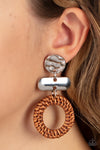 Paparazzi Accessories Woven Whimsicality - Brown