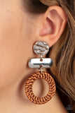 Paparazzi Accessories Woven Whimsicality - Brown