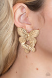 Paparazzi Accessories Blushing Butterflies - Gold