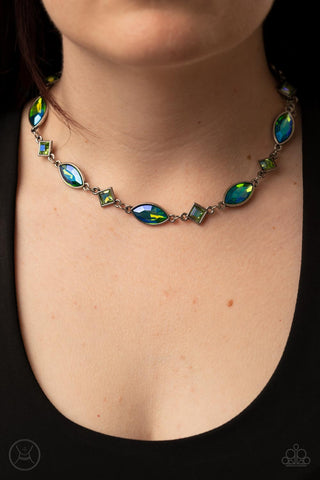 Paparazzi Accessories Prismatic Reinforcements - Green