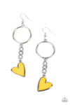 Paparazzi Accessories Don’t Miss a HEARTBEAT - Yellow