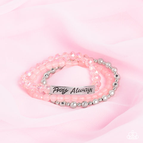 Paparazzi Accessories Pray Always - Pink