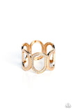 Paparazzi Accessories Opulent Ovals - Gold