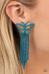 Paparazzi Accessories Billowing Butterflies - Blue