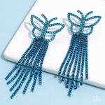 Paparazzi Accessories Billowing Butterflies - Blue