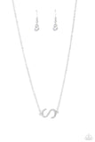 Paparazzi Accessories INITIALLY Yours - S - White