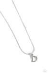 Paparazzi Accessories Seize the Initial - Silver - D