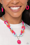 Paparazzi Accessories Speed SMILE - Pink