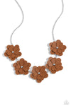 Paparazzi Accessories Balance of FLOWER - Brown