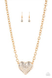 Paparazzi Accessories Heartbreakingly Blingy Gold