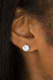 Paparazzi Accessories Just in TIMELESS Earrings-White